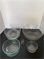 Various Glass Bowls