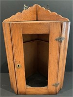 Antique Primitive Hanging Corner Cabinet
