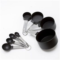 Cook's Corner 8-Piece Measuring Set - Cups and Spo