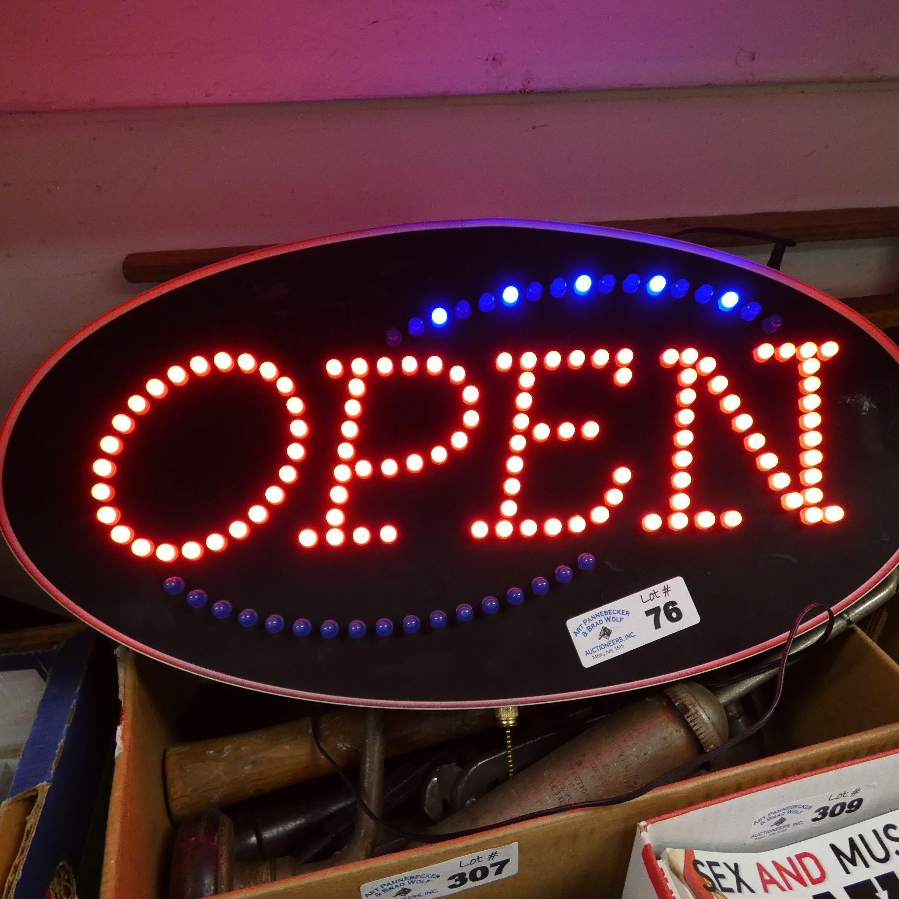 OPEN Lightup Sign