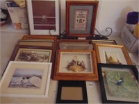 Group of picture frames assorted group