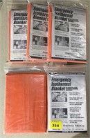 5 emergency isothermal blankets