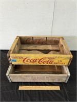 Vintage Wooden Soda Crates
