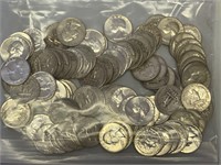 100 - Washington 90% silver quarters
