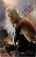 Autograph Thor Chris Hemsworth Poster