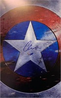 Autograph Avengers Chris Evans Poster