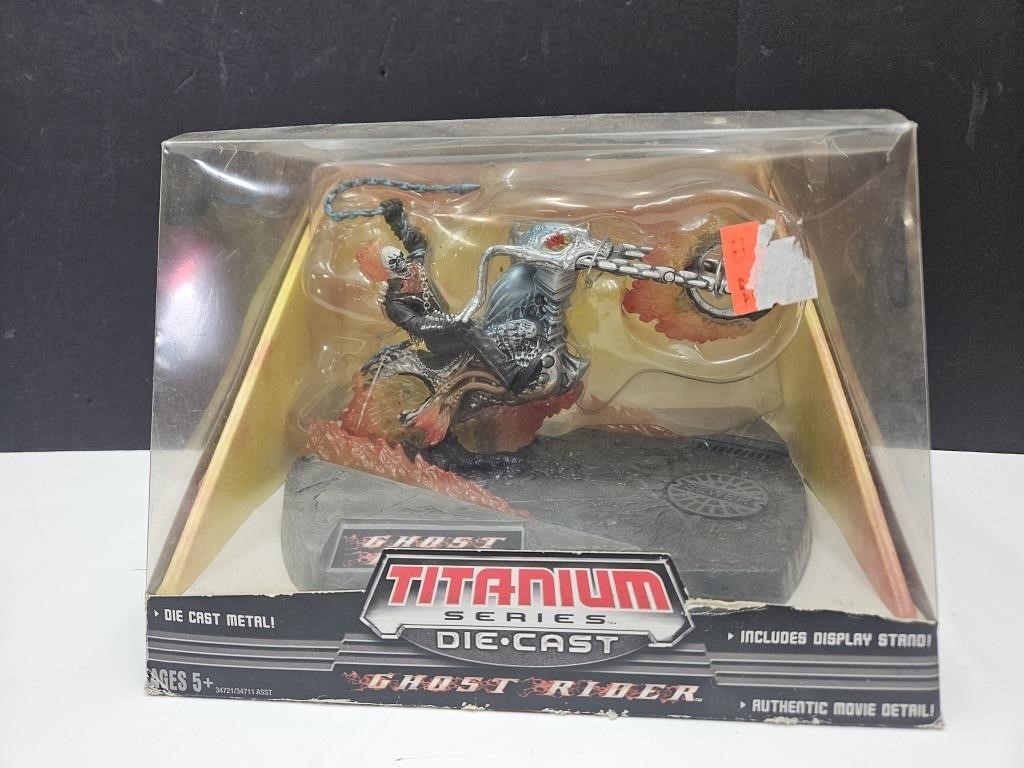 NIB Titanium Series Ghost Rider Toy Motorcycle