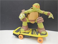 Battery Operated Ninja Turtle on Skateboard 15"