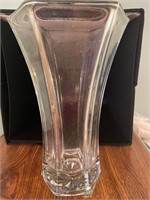 Hoosier vase 4041, blue and white vase