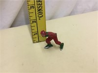 Barclay Manoil Lead Toy Christmas Man Ice Skater