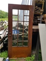 Bevelld 11 pane bevelled glass front door heavy