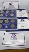 2006 & 2007 US Mint State Quarters PROOF SETS