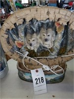 NATIVE AMERICAN THEMED WOLVES LIGHT