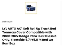 TRUCK BED SOFT COVER (OPEN BOX)
