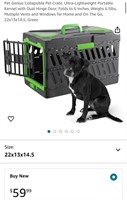 COLLAPSIBLE PET CRATE (OPEN BOX)