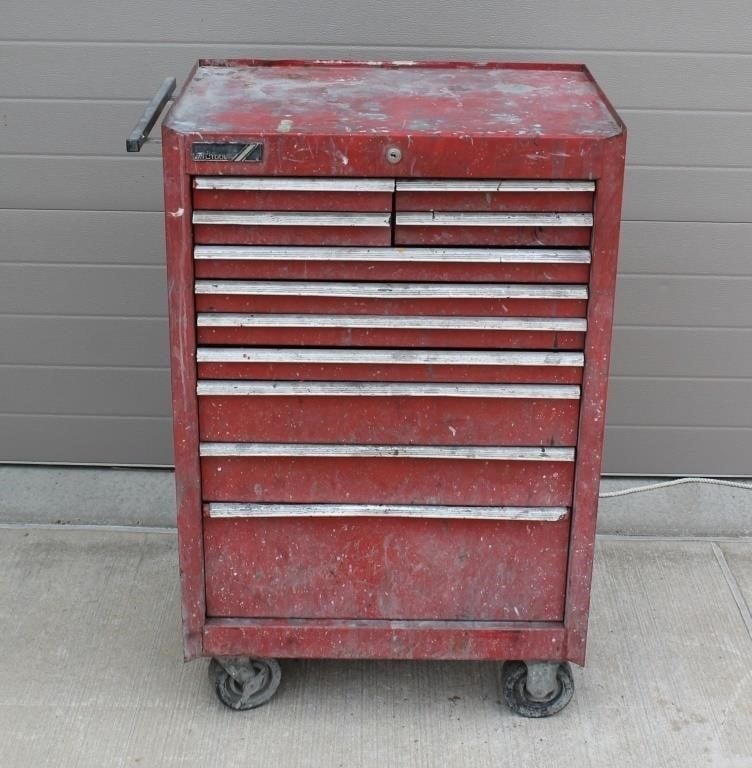 MTD Tools Rolling Tool Cabinet | Live and Online Auctions on HiBid.com
