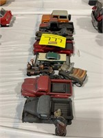 ROW OF MODEL CARS OF ALL KINDS