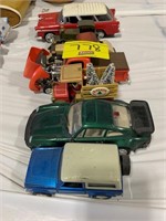ROW OF MODEL CARS OF ALL KINDS