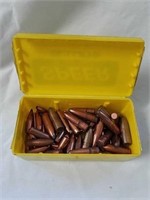 Group of various bullet tips