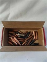 Group of various bullet tips