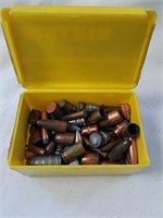 Group of various bullet tips