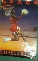 Michael Jordan space 1990 poster