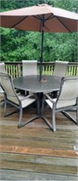 OUTDOOR PATIO W/ 6 CHAIRS