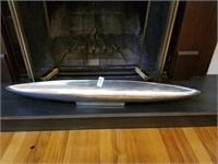 Modern aluminum long boat tray
