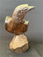 Hand carved wood bird
