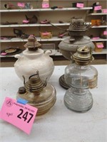 Misc. Oil Lamp Parts- Lot of Four(4)