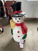 Plastic Frosty the Snowman