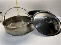 ALL CLAD POT W/ LIFT OUT INSERT HAS BEEN USED