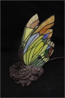 Stained Glass Butterfly Lamp