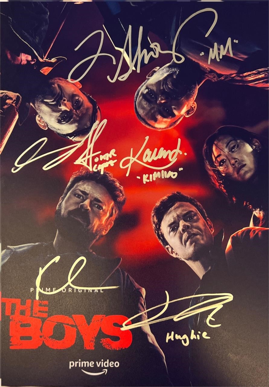 Autograph COA The Boys Photo