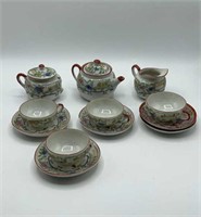 14pc Porcelain Childs Tea Set