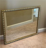 Ornate Wood Frame Wall Mirror