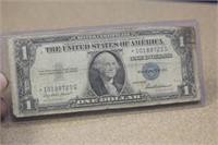 1935 One Dollar Blue Seal Star Note