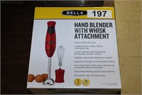 Bella Hand Blender with Whisk Attachment