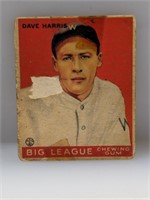 1933 Goudey Gum Dave Harris #9 *TAPE