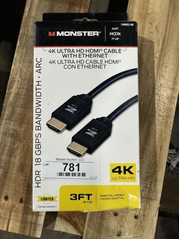 3' Monster 4K HDMI