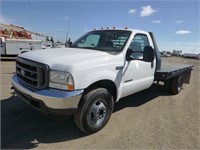 2002 Ford F350 Flatbed Truck