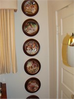 Six (6) Painted Plates