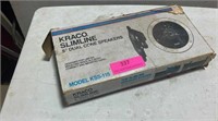 Vintage Kraco Slimline 5" dual cone speaker