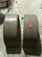 Pair of single axle trailer fenders