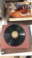 Five books of antique records, different brands,