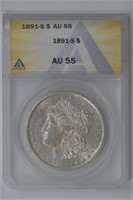 1891-S Morgan Silver Dollar