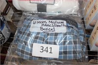 6- mens size M boxers