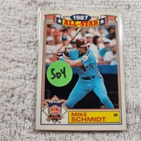 2-1987 Topps All Star Mike Schmidt