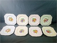 8 Vintage Johnson Brothers England Square