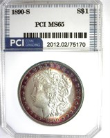 1890-S Morgan MS65 LISTS $900